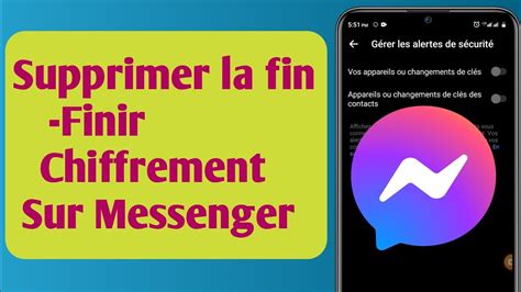 ciffre de bout en bout messenger.